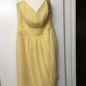 B2 strapless formal gown